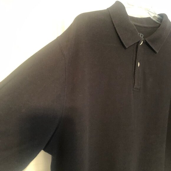 Harbor Bay Mens Polo Shirt XXLG Black - Picture 5 of 9